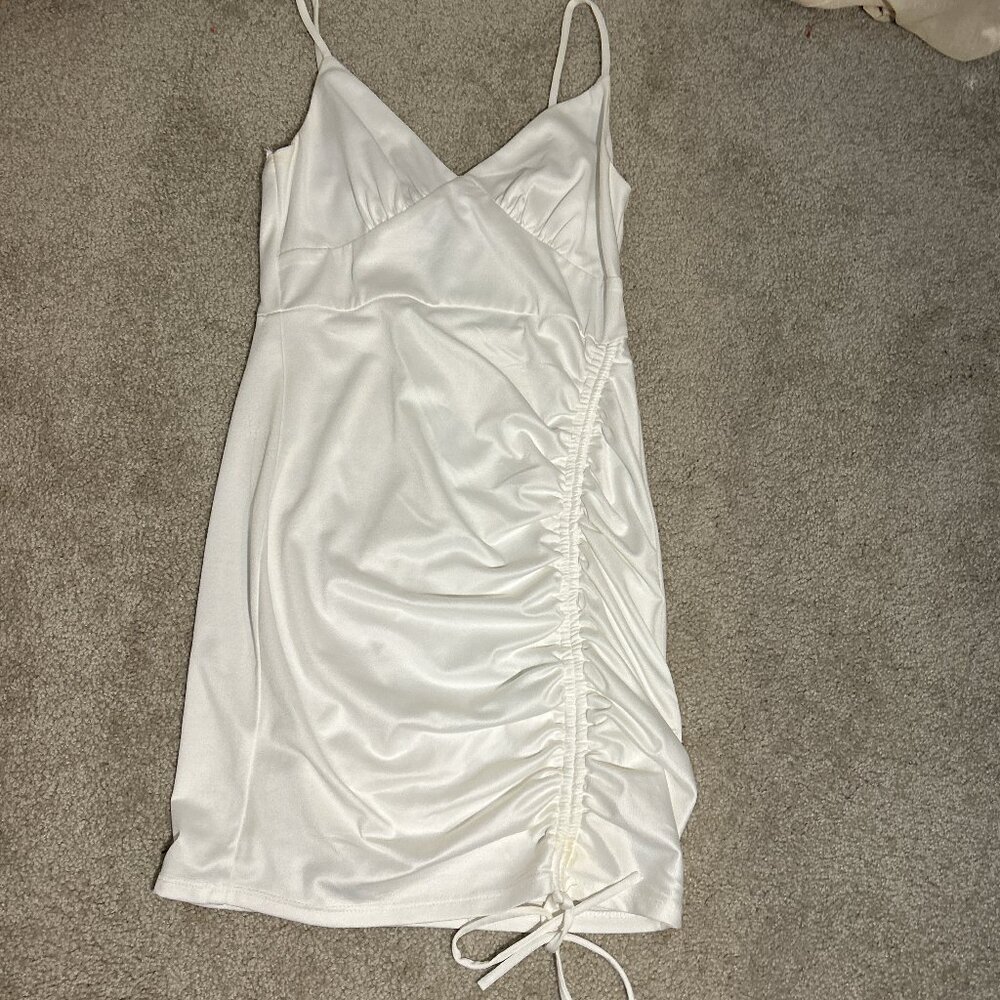 City Triangles White Mini Bodycon Dress XS